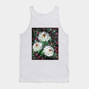 White Roses Tank Top